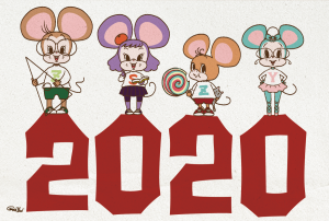 New Year Card 2020 DO!BROKEN!ART!